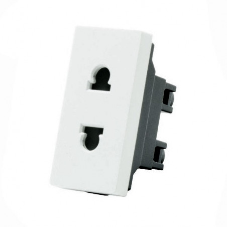 Tomada mista modular 10A