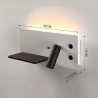 7+3W LED wall light with USB left