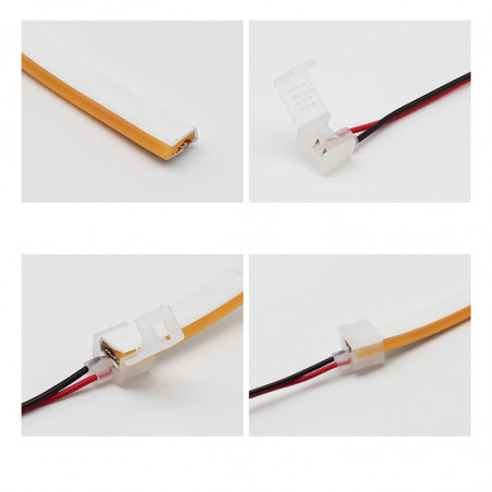 Neon flex connection cable single colour 12V 6mm