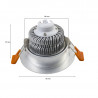 Downlight LED 3W Argento