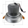 Downlight Led 7W Argento