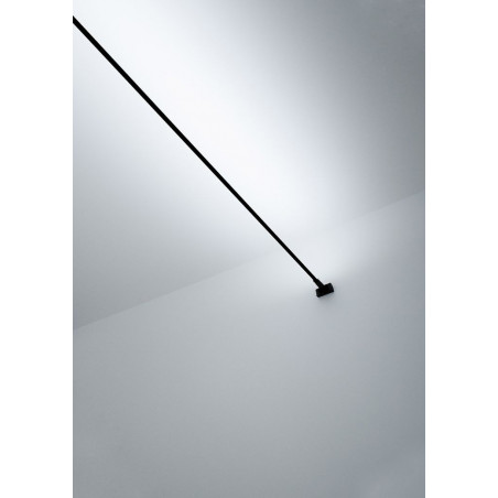 Stainless steel guide for aerial strip installation