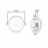 Downlight - Round 8W Panel. Adjustable