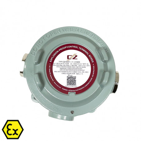 Caja derivación metálica ATEX 3 vías IP66