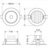 Downlight LED SPOT réglable 5W