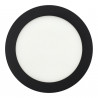 Pannello downlight 12W rotondo NERO