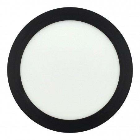 Downlight Panel 18W rund SCHWARZ