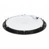 Pannello downlight 12W rotondo NERO