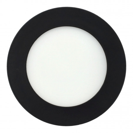 Downlight Panel 6W rund SCHWARZ