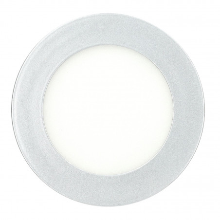 Downlight Led 6W Rodada prata