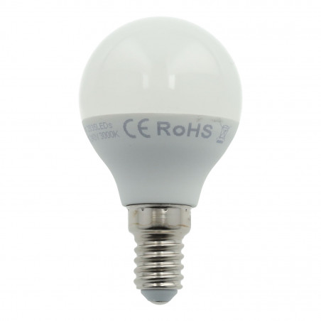 Lâmpada 5W Esfera Led E14 luz branca