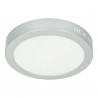 Plafón Led 18W redondo PLATA