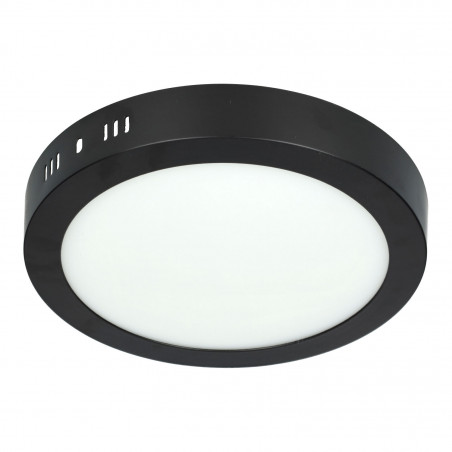 LED-Decke 18W rund SCHWARZ