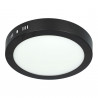 Plafón Led 18W redondo NEGRO