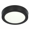 Plafoniera LED Soffitto a led NERO rotondo da 12W