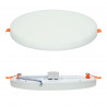 32W Adjustable rimless panel - round