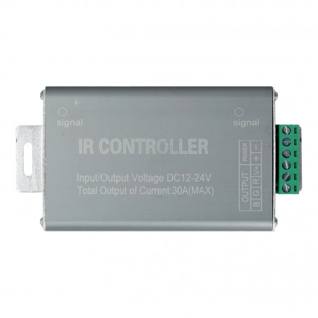 Controlador con mando, tira RGB, 30A 12/24V