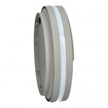 Wall light half moon aluminum IP65