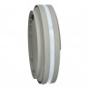 Wall light half moon aluminum IP65