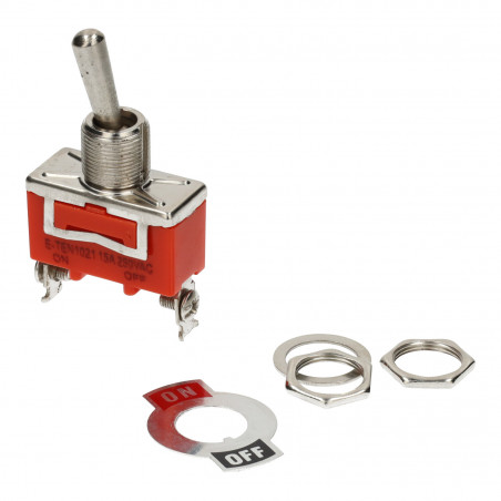 Interruptor de palanca 2 posiciones 15A 250VAC