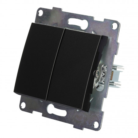 Interruptor doble conmutado 10A serie PC