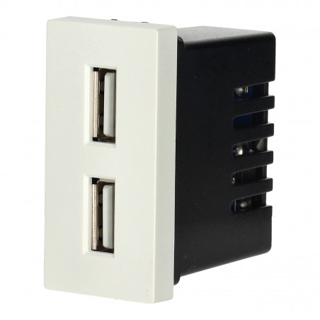 Double base modulaire USB encastrée