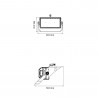 Projecteur LED STADIUM  600W Samsung - Mean Well