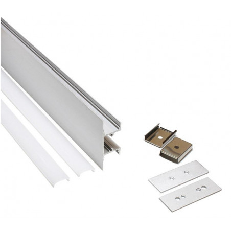 Profilé en aluminium pour l'éclairage double face 1m