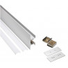 Profilé en aluminium pour l'éclairage double face 1m