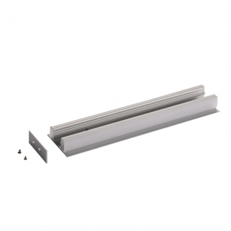 Profilé en aluminium pour l'éclairage double face 1m