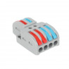 Quick connector 2 inputs 4 outputs 0.08-4mm²