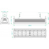 100W LED-Linear-Glocke