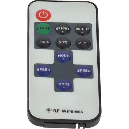 Mini-Controller with RF Remote Control for 12-24V LED Strips