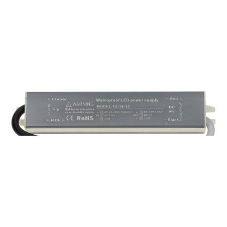 Transformador 36W 12V DC IP67