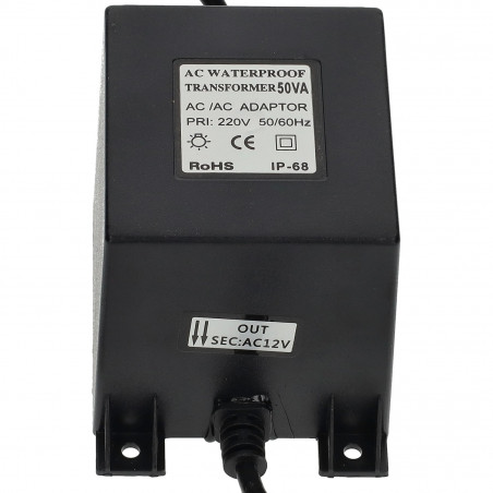 Transformador IP67 45W AC/AC