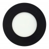 Panneau downlight 3W rond NOIR