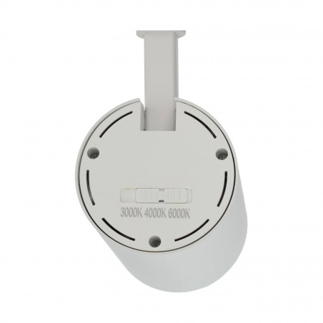 Foco carril led 30W blanco ángulo ajustable 3CCT