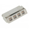 Projetor LED de calha linear 12W branco ajustável