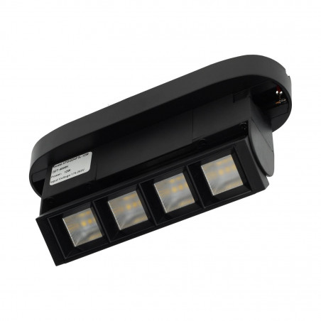 Spot LED linéaire 12W orientable noir