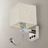 LAMPE MURALE E27 + LISEUSE + USB