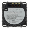 Interrupteur tactile double 2000W