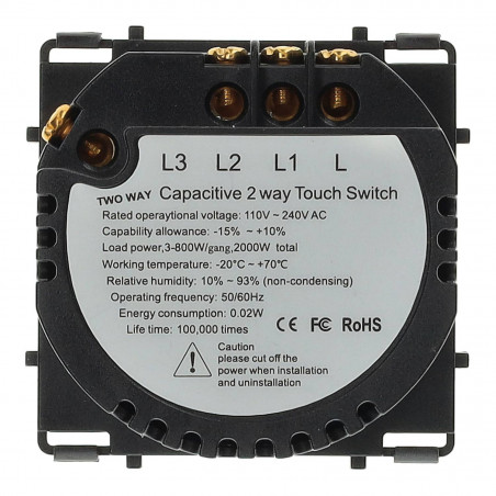 Doppio interruttore da 2000W