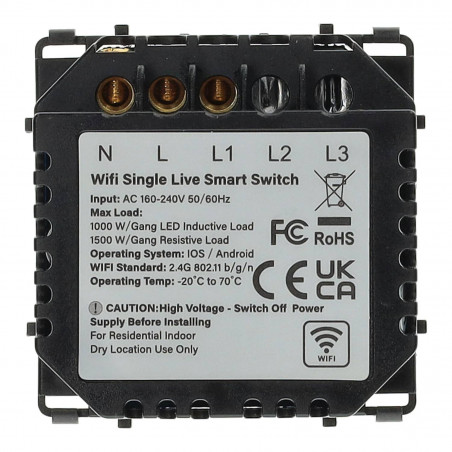 Interruptor táctil WiFi simple