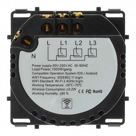 Interruptor de toque WiFi de 2 sentidos