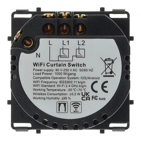 WiFi Curtain touch switch