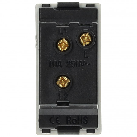 Interruptor conmutado medio elemento 10A