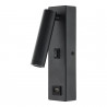 Applique LED Alluminio 3W USB